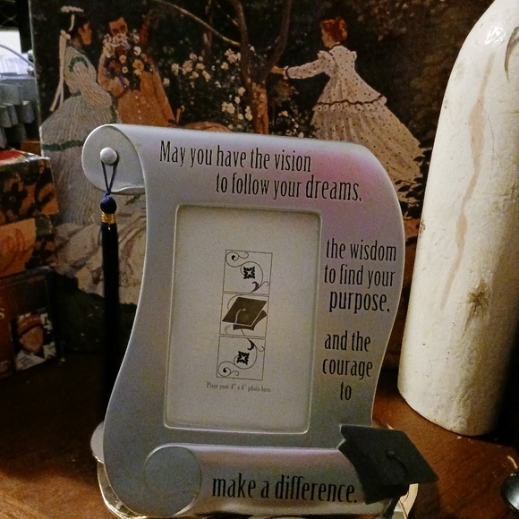 🏞New! Abbey Press Graduation Frame🏖 Vision,Dreams,Wisdom,Purpose,Courage. - Picture 4 of 11